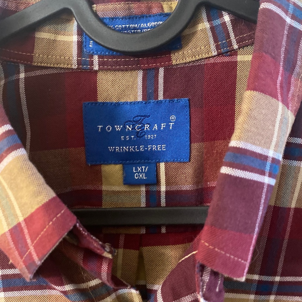 Tow craft flannel dress or casual dress shirt